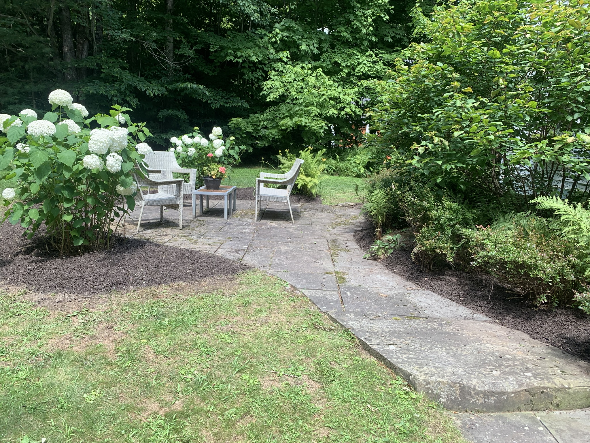 garden bed after work