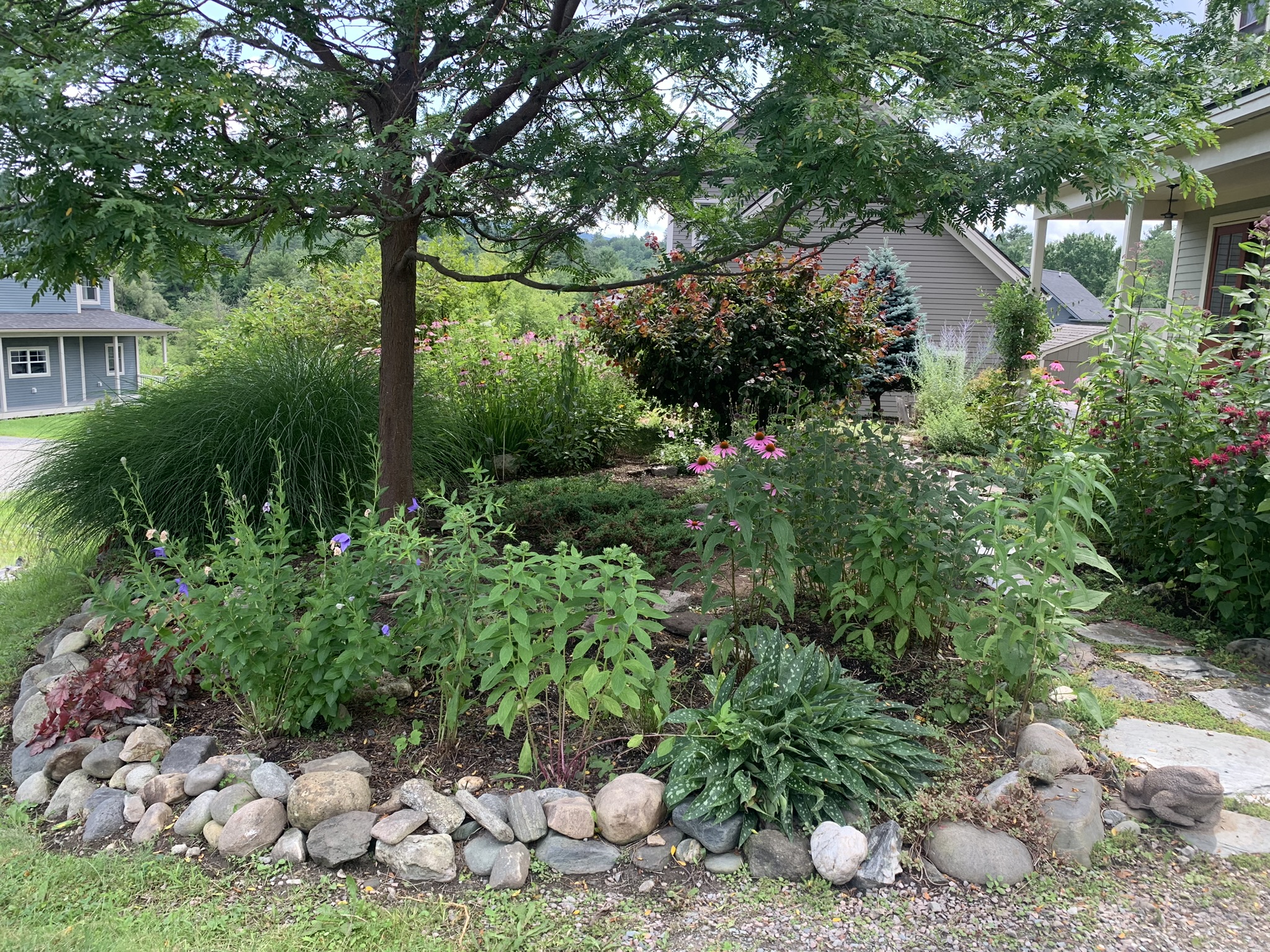 garden bed after work